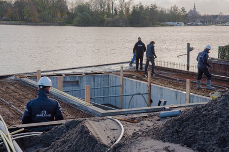 Met industriële betonbouw
