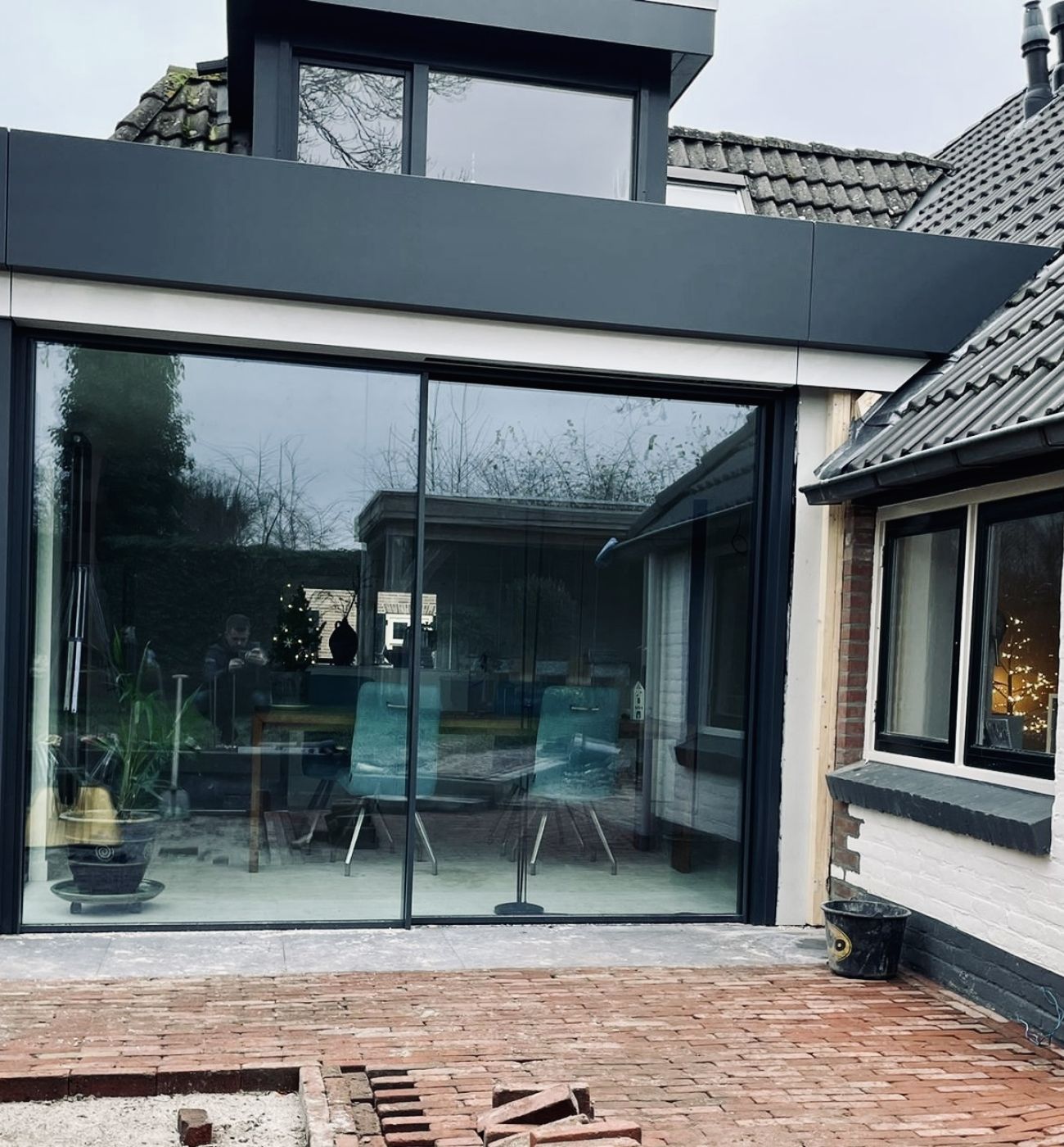 Aanbouw oude woonboerderij: 'Een prachtige aanbouw, helemaal naar onze smaak'