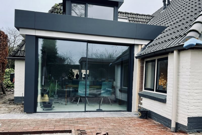 Aanbouw oude woonboerderij 'Een prachtige aanbouw, helemaal naar onze smaak.'